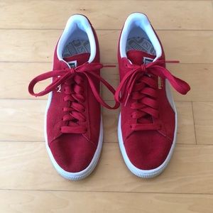 Red Puma Sneakers